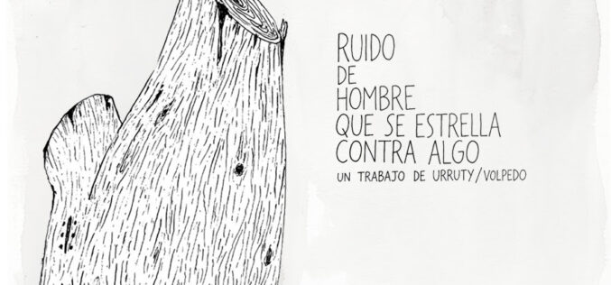 Ruido de un hombre que se estrella contra algo